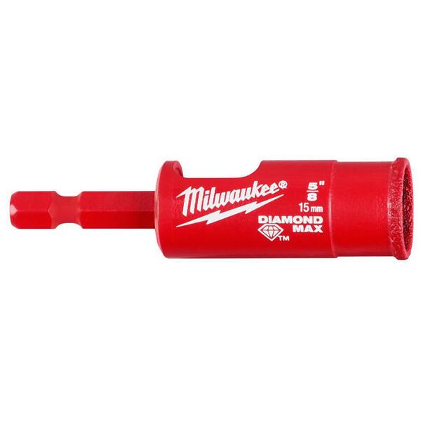 Milwaukee 5 8 in. Diamond Max Hole Saw 49 56 0513 The Home Depot