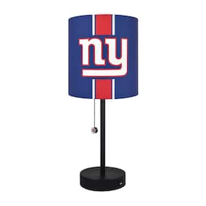 New York Giants 20 in. Black Task And Reading Desk Indoor Lamp with USB port