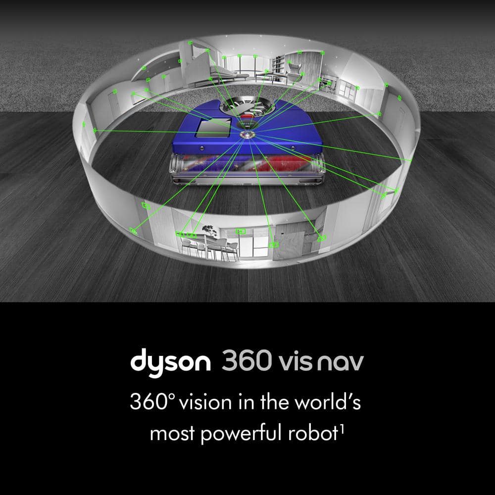Dyson 360 Vis Nav Blue Cordless Robot Vacuum