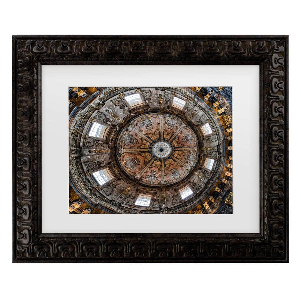 Jois Domont Dark Gold Framed Canvas Cathedral Dome Art Print