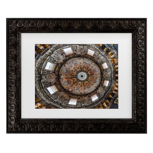 Trademark Fine Art Jois Domont Vault in Perspective Matted Framed Photography Wall Art 14.5 in. x 17.5 in.