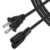 XTREME Polarized 10 ft. AC Power Cord, 2 Conductor General Replacement  Cable Gaming and Video Devices Extension Cord XAC2-1003-BLK - The Home Depot