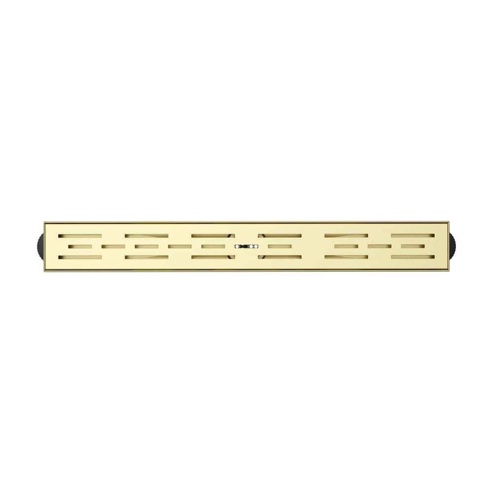 Alliance 24 in. Linear Grate Shower Drain, Brushed Brass price history on PriceWatchPro