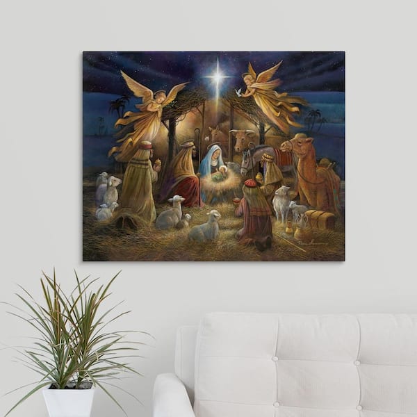 The Nativity Canvas Wall Art