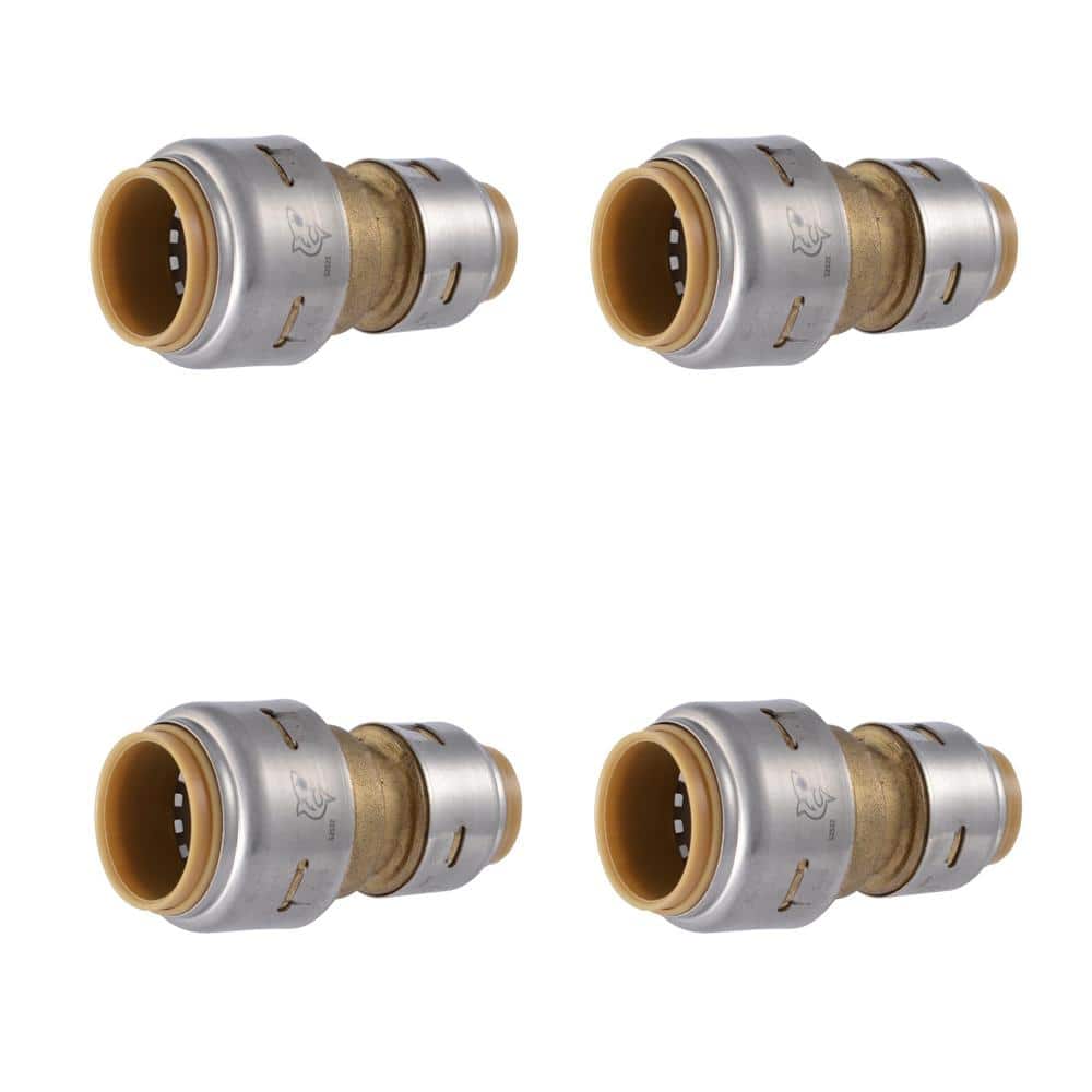 Max 3/4 in. x 1/2 in. Push-to-Connect Brass Reducing Coupling Fitting Pro Pack (4-Pack) price history on PriceWatchPro