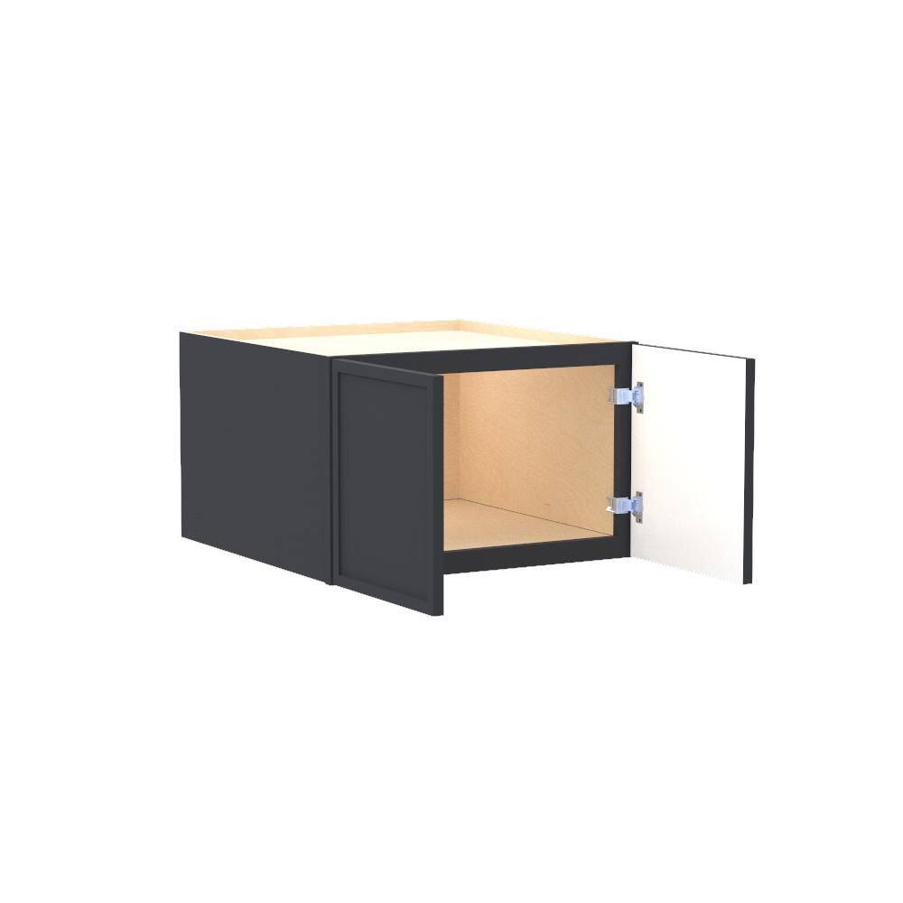 Franklin 24 in. W x 24 in. D x 15 in. H Assembled Plywood Wall Bridge Kitchen Cabinet in Valiant Onyx with Soft Close price history on PriceWatchPro