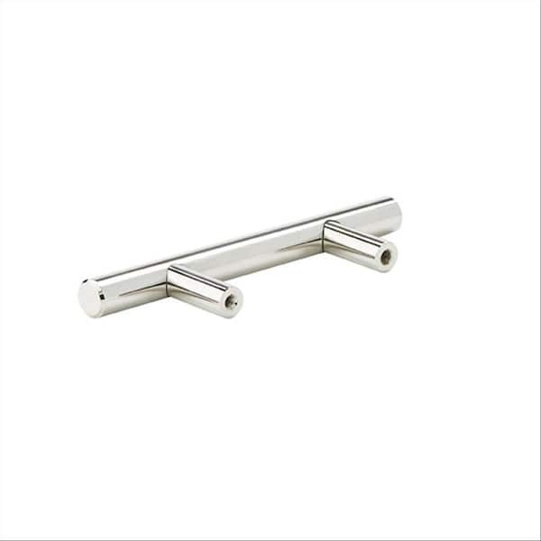 Amerock Bar Pulls 2-1/2 in. (64mm) Modern Polished Nickel Bar Cabinet Pull (10-Pack) 10BX1264PN