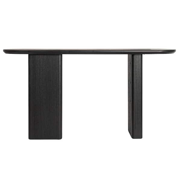 Storied Home 63 in. Black Rectangle Asymmetrical Firwood and Storied Home 63 in. Black Rectangle Asymmetrical Firwood and
