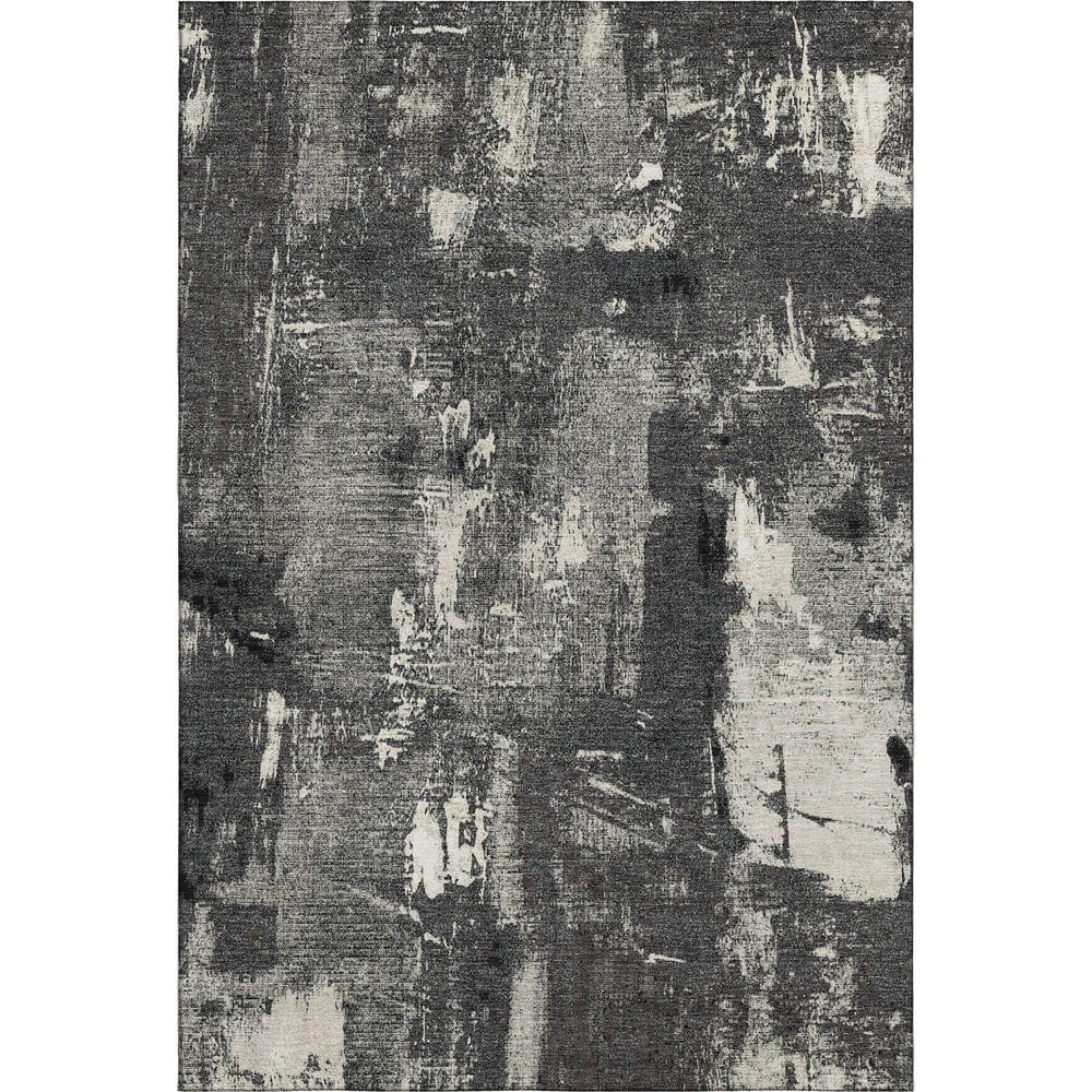 Addison Rugs Mayfield Premium Machine Washable Abstract AMF989 Black 8 ...