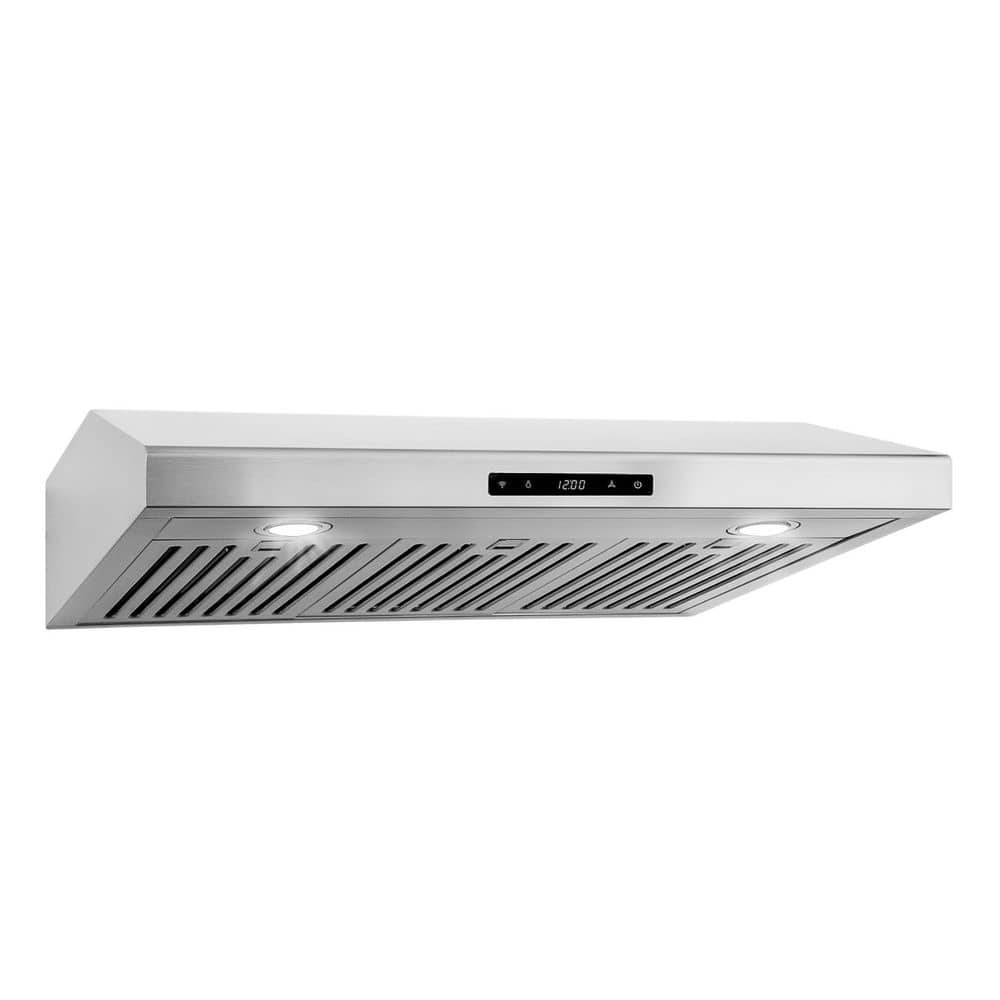 30 Inch Stainless Steel Under Cabinet Range Hood with LED Lights