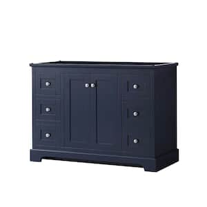 Avery 47.25 in. W x 21.75 in. D x 34.25 in. H Single Bath Vanity Cabinet without Top in Dark Blue
