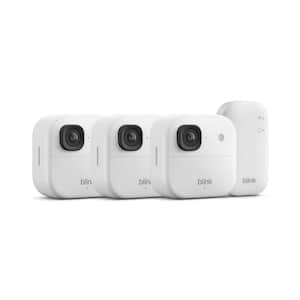 Blink Mini 2カメラ3台とビデオドアベルセット Blink 2K Wireless Smart Security 3-Camera and Battery Video
