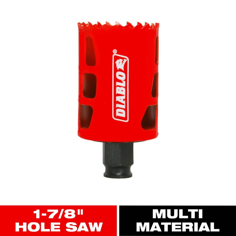 DIABLO 1-7/8 in. Bi-Metal Hole Saw with 2-3/8 in. Cutting Depth
