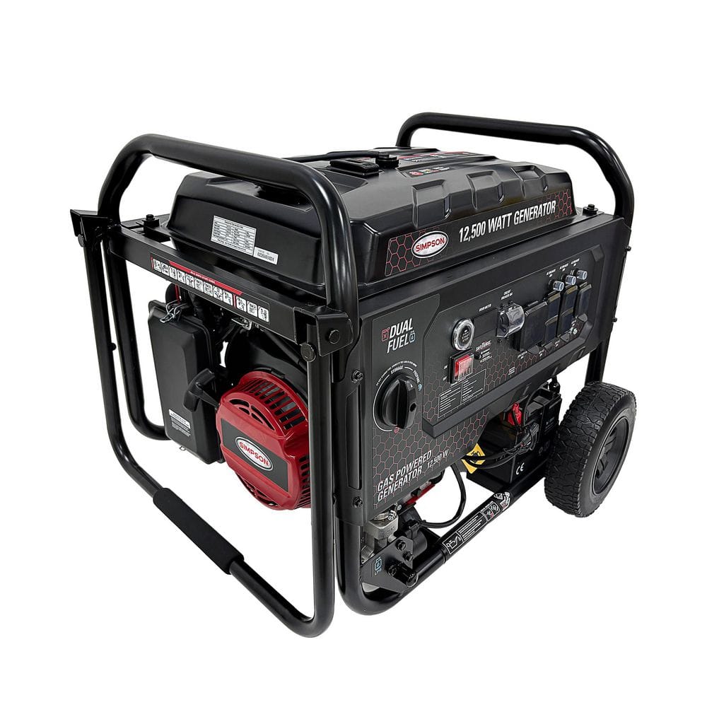 12,500-Watt Recoil Start Gasoline Powered Portable Generator with CO Sensor price history on PriceWatchPro