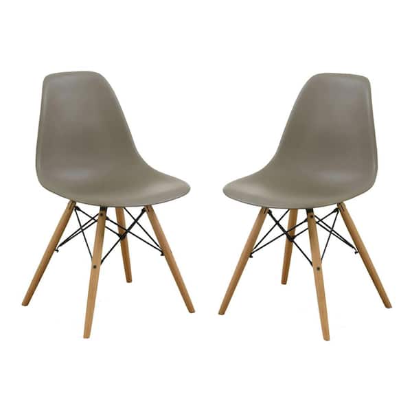 Furniture of America McFarlan Light Brown Wood Dining Side Chairs (Set of 2)