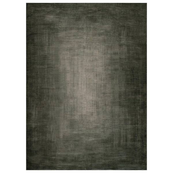 Vignette Ombre Sage Green Machine Washable Non-Slip Backing 8 ft. x 10 ft. Green Area Rug