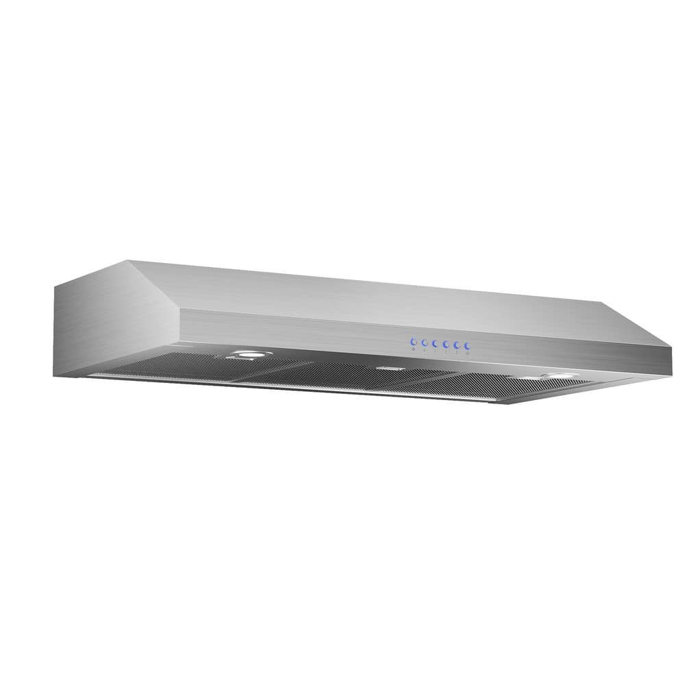 36 in. 400 CFM Ducted Under Cabinet Range Hood in Stainless Steel with Push Button, LED Light and Permanent Filters price history on PriceWatchPro