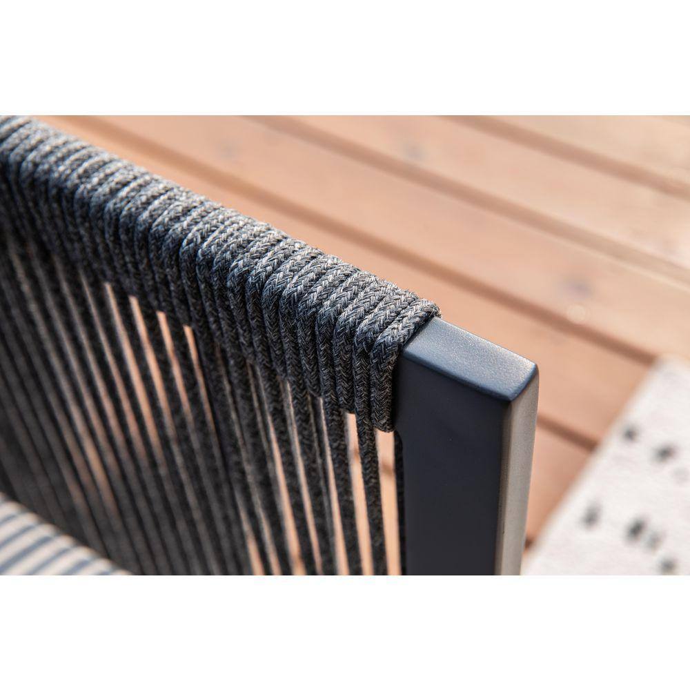 Close-up of the rope detail on the Elementi Capri Chair