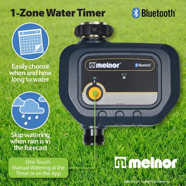 Melnor - 93015 - 1 Zone Bluetooth Water Timer