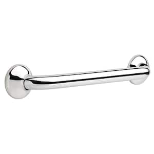 Lahara 16 in. x 1-1/4 in. Concealed Screw ADA-Compliant Decorative Grab Bar in Bright Stainless