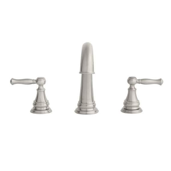 Fairway 8 in. Widespread 2-Handle High-Arc Bathroom Faucet in Brushed Nickel Fairway 8 in. Widespread 2-Handle High-Arc Bathroom Faucet in Brushed Nickel