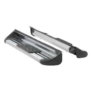 Polished Stainless Steel Side Entry Steps Truck Running Boards, Select Ford F-150 Regular Cab