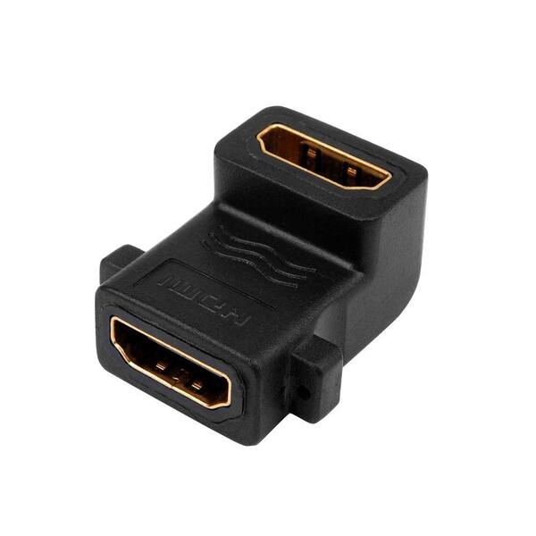 GearIt HDMI Coupler Female to Female 90 Degree Angle Connector Coupler