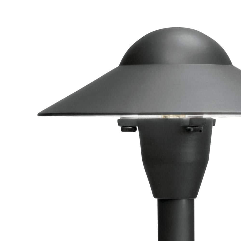 21" Black Aluminum Traditional Pathway Light