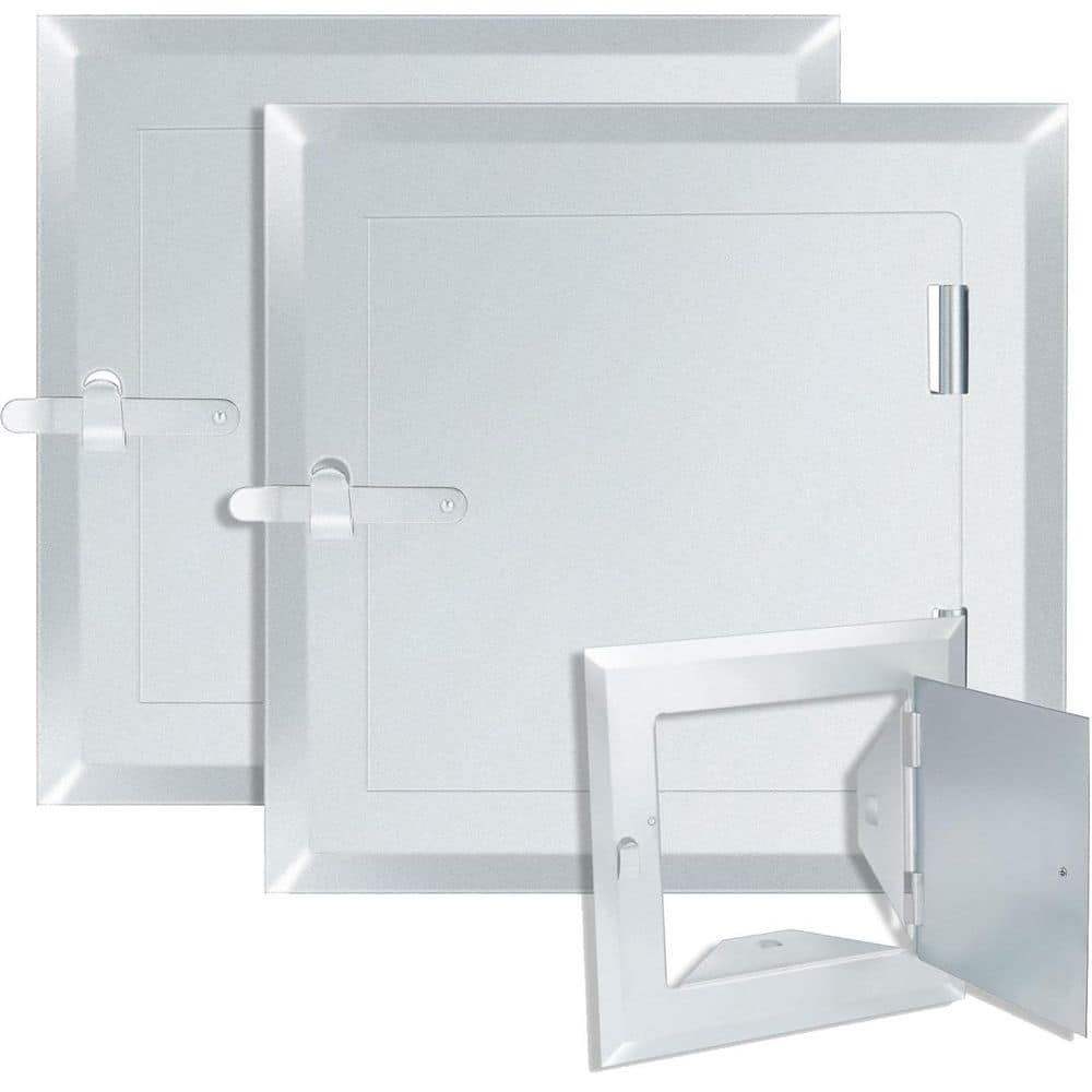 SenQWFa 2-Pack 8x8 in. Galvanized Steel Fireplace Chimney Cleanout
