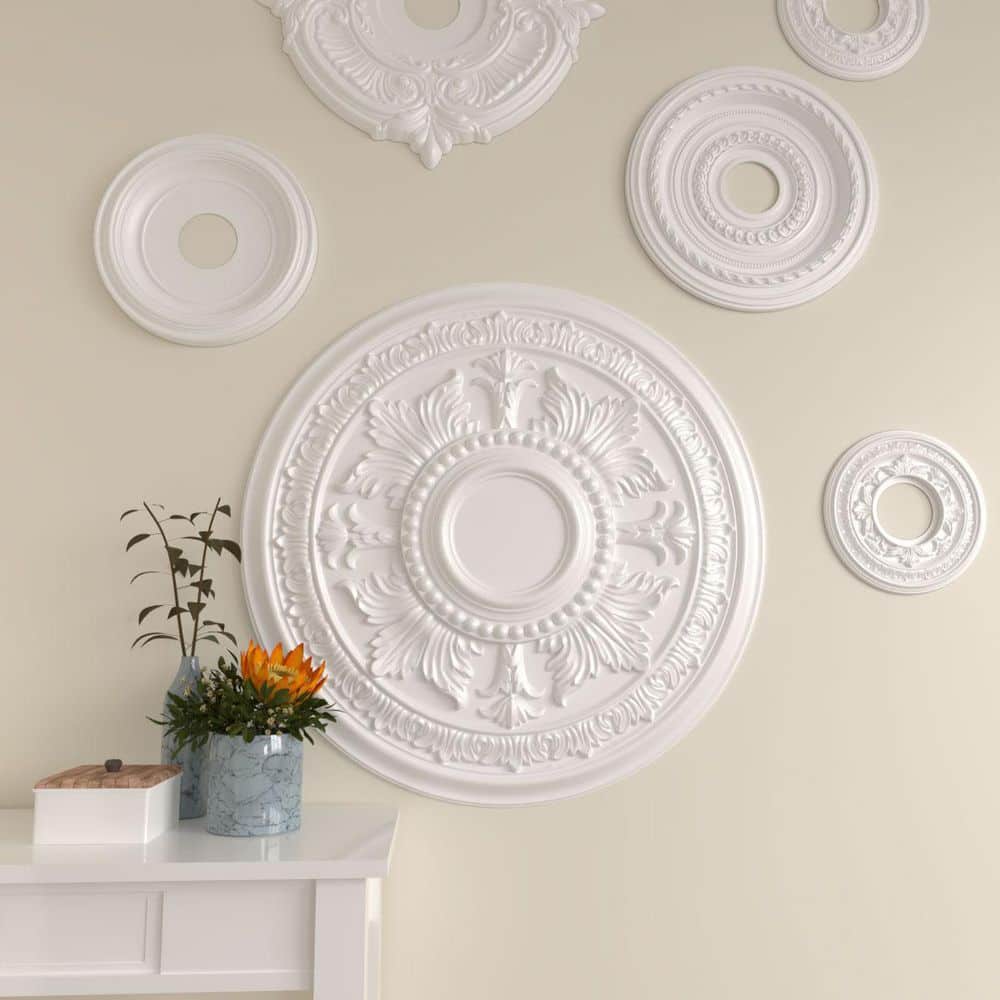 Antioch 18" Factory Primed Ceiling Medallion