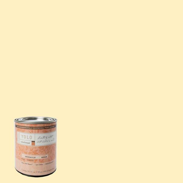 YOLO Colorhouse 1-Qt. Grain .01 Flat Interior Paint-DISCONTINUED