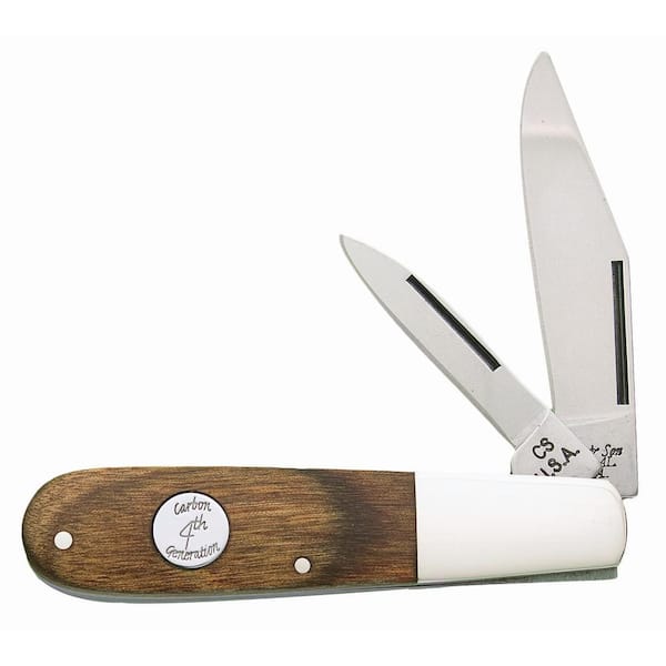 Bear and Son Cutlery 3-1/2 in. Carbon Steel Heritage Walnut Barlow Knife