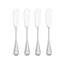 Towle Living Palm Breeze Set 4 Cucchiai Da Tavola In Acciaio Inox 18/0 Con Motivo Tropicale, Lavabili In Lavastoviglie
