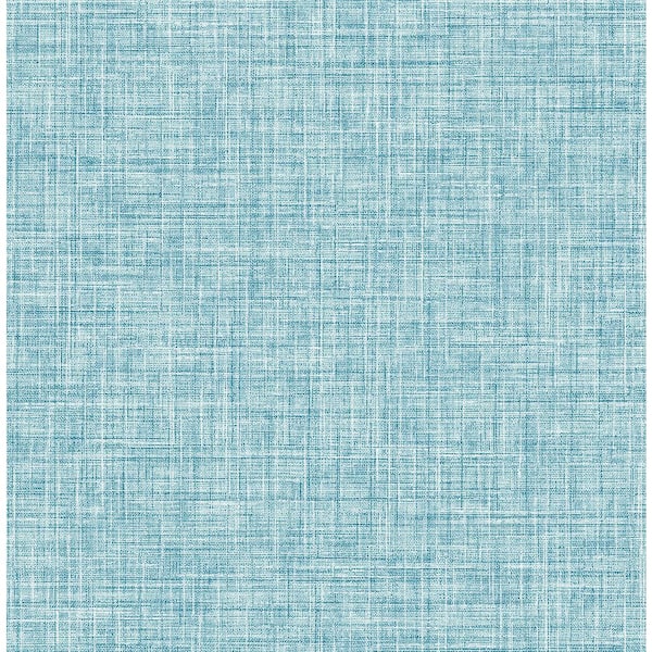 Brewster Barbary Blue Crosshatch Texture Blue Wallpaper Sample