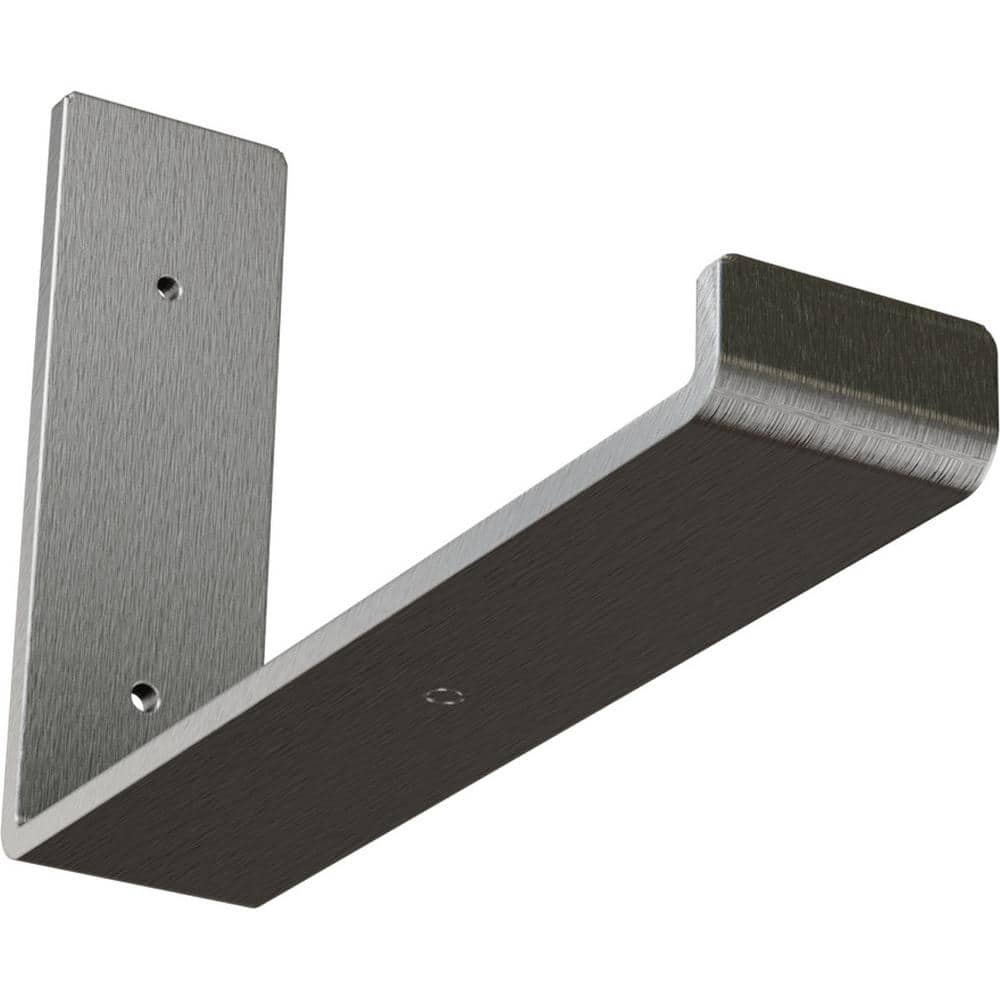 Urban-Refined 10" Stainless Steel Hanging Shelf Bracket