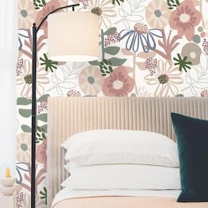 28.29 sq. ft. Desert Floral Peel and Stick Wallpaper