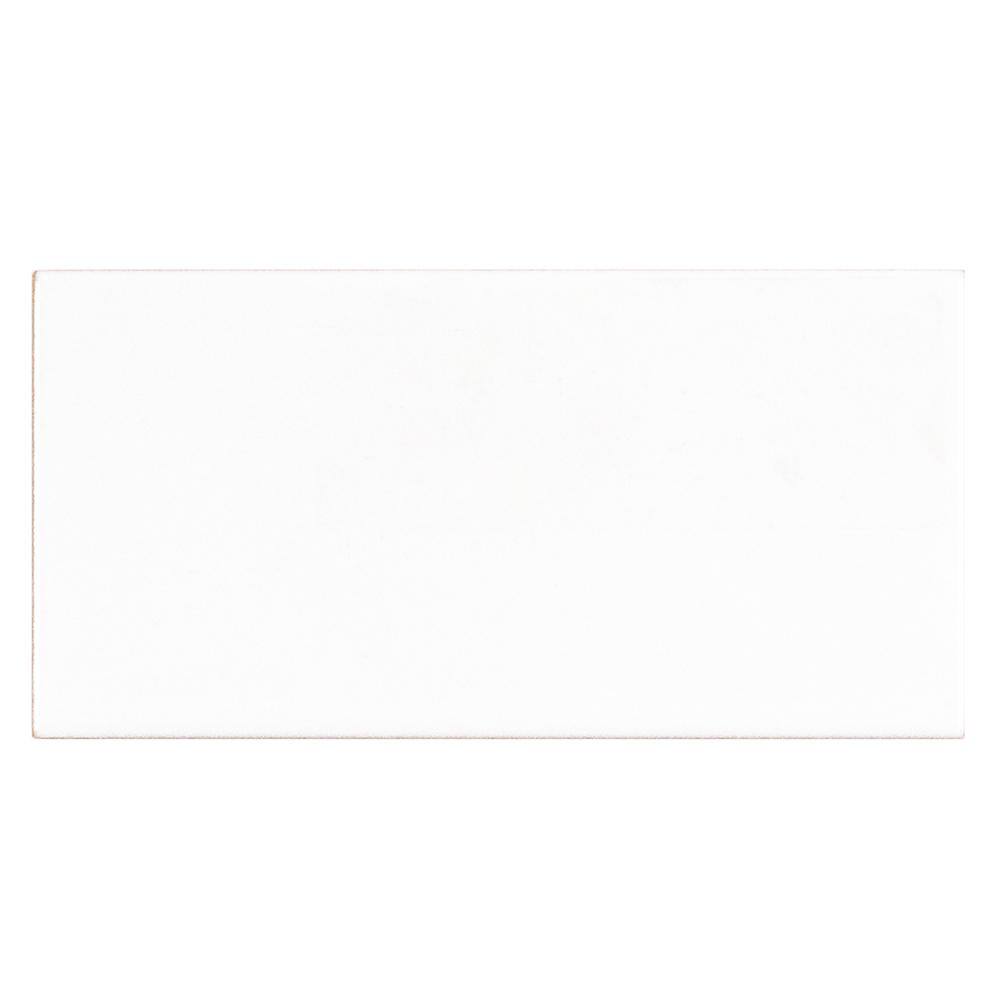 Take Home Tile Sample - Fresh White 3 in. x 6 in. Glossy Subway Beveled Ceramic price history on PriceWatchPro