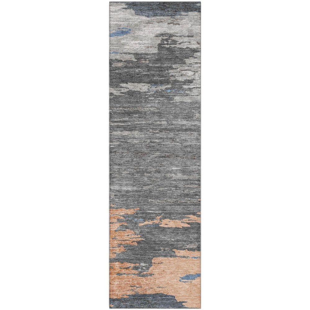 Mayfield Premium Machine Washable Abstract AMF2010 Paprika 2 ft. x 7 ft. Runner Rug price history on PriceWatchPro