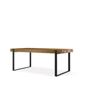 Kingsley 98 in. Natural Wood Rectangle Dining Table