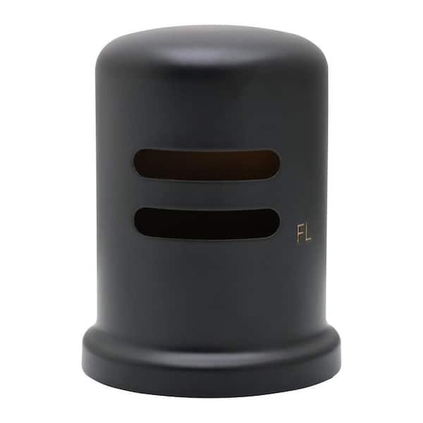 1-3/4 in. x 2-1/2 in. Solid Brass Air Gap Cap Only, Skirted, Matte Black
