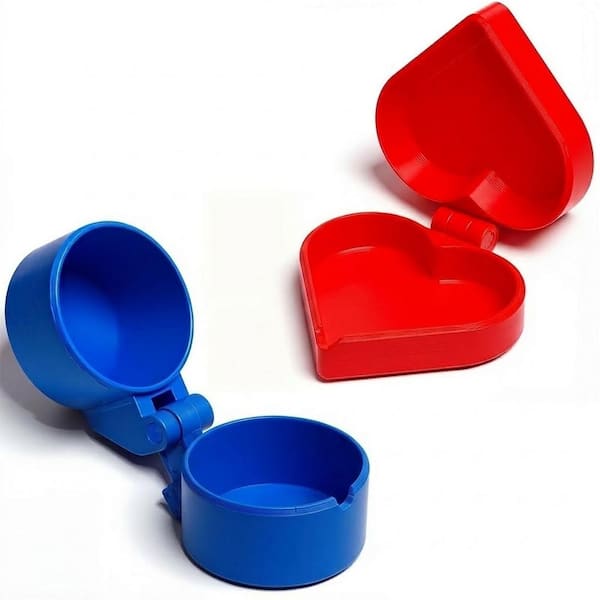 2 Piece PLA Plastic Cake Pop Mold Set Round Sphere and Heart Shapes Baking Tools for Creative Party Desserts