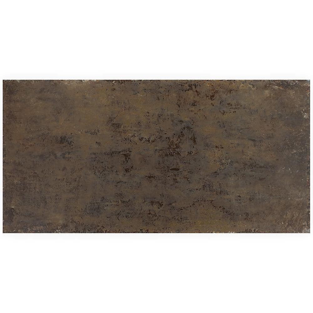 Mantis Large Matte Brown Porcelain Rectangular Floor and Wall Tile