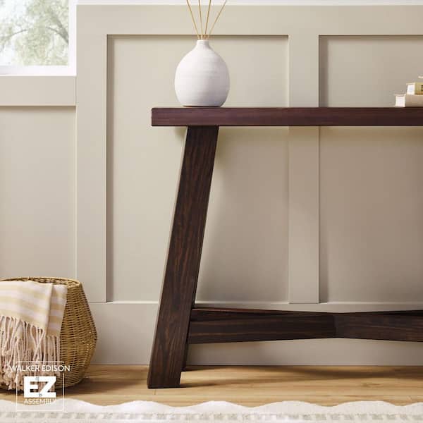 Walker Edison Furniture Company Colt 40 in. Espresso Rustic
