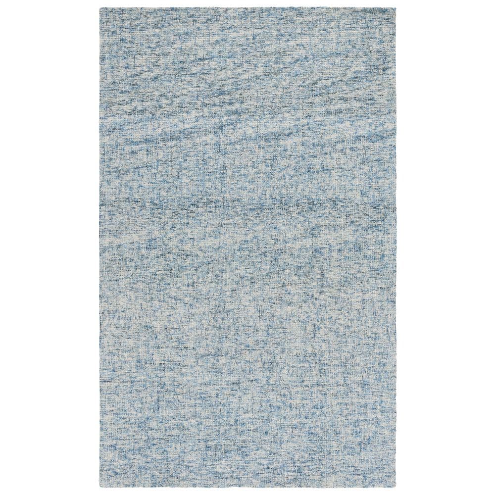 Abstract 5 ft. x 8 ft. Blue/Ivory Solid Color Abstract Area Rug price history on PriceWatchPro