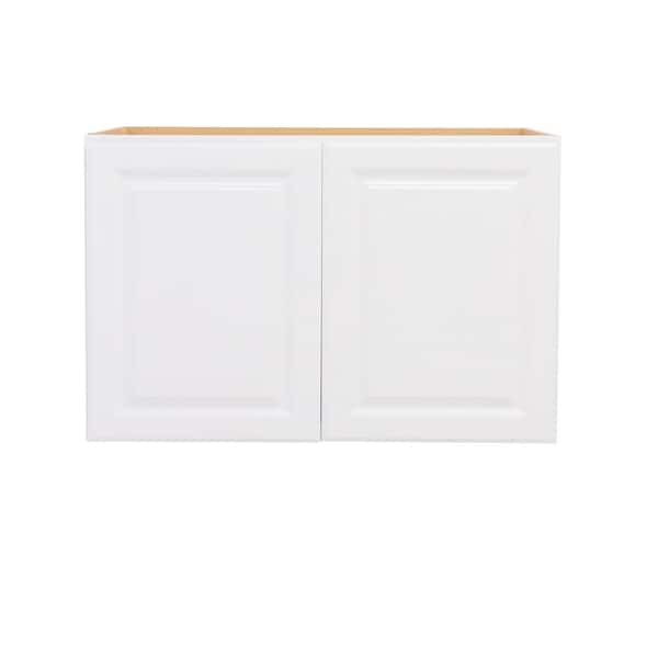 Hampton Bay Assembled 36x24x24 In Above Refrigerator Deep Wall Bridge Kitchen Cabinet Satin White Kw362424 Sw Hampton Bay Assembled 36x24x24, Adjustable Cabinet Feet Home Depot