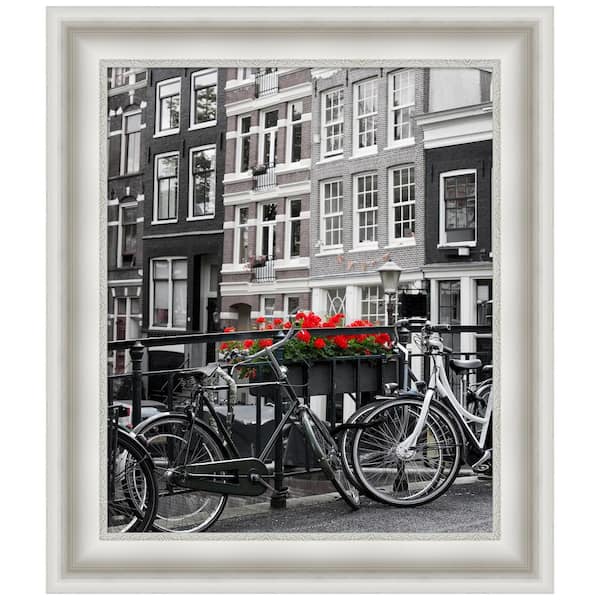 Amanti Art Parlor White Picture Frame Opening Size 20 x 24 in.