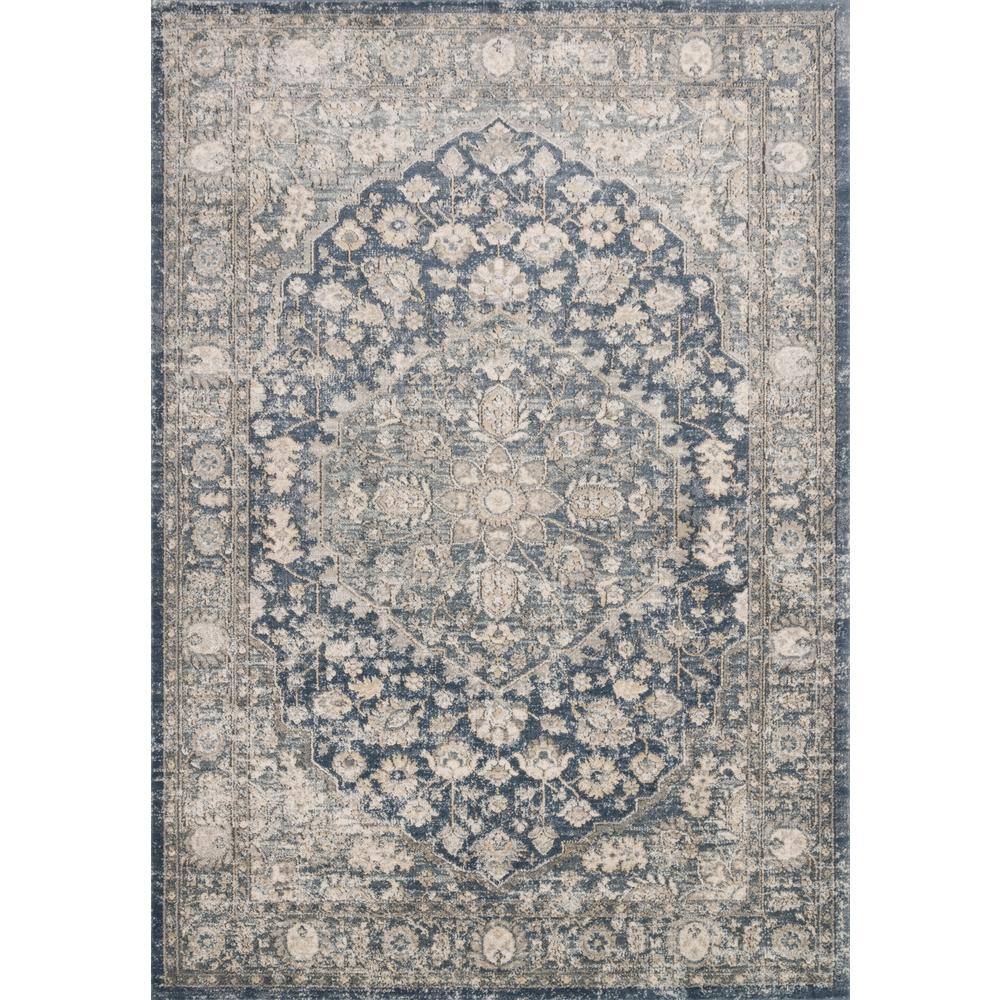 Loloi II Teagan Oriental Denim / Mist Area Rug