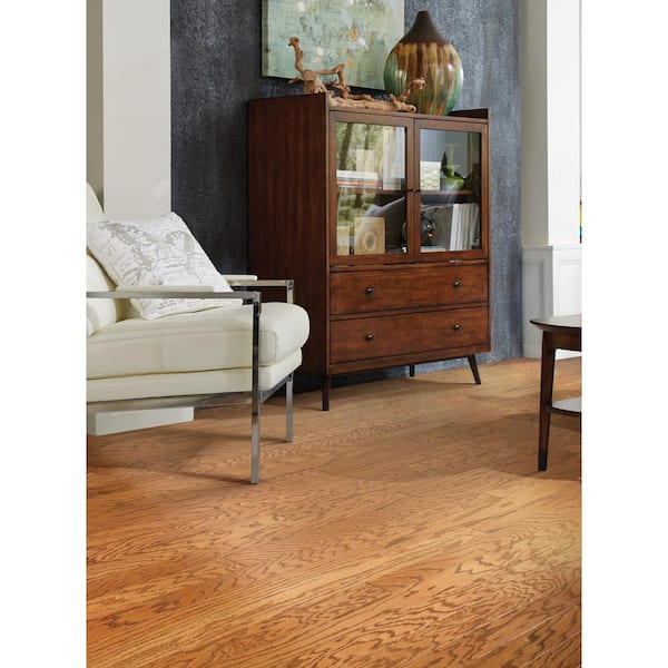 Sunset Oak 3/8 in. T x 1-1/2 in. W x 78 in. L Reducer Molding