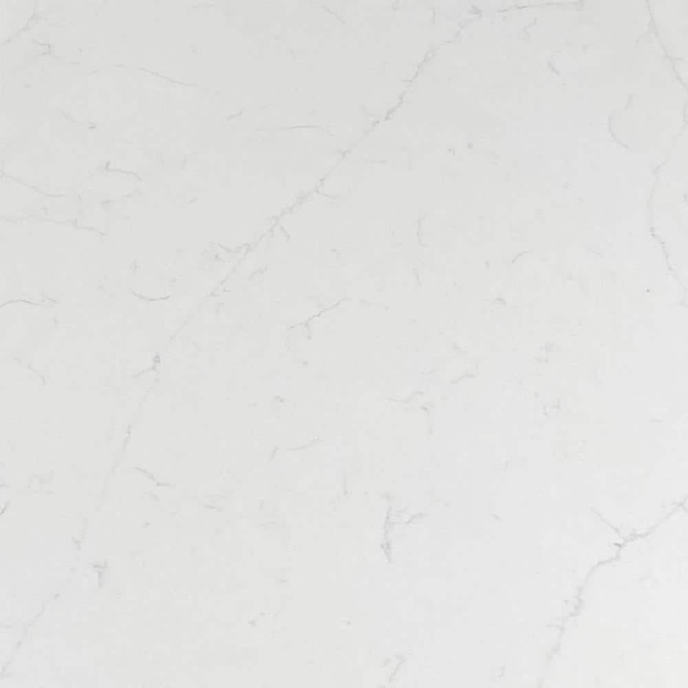 Bianco Bella 61'' White Quartz Double Undermount Sink Vanity Top