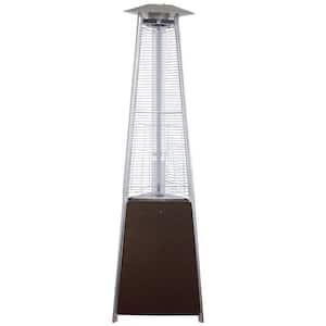 38,000 BTU Commercial Hammered Bronze Quartz Tube Propane Patio Heater